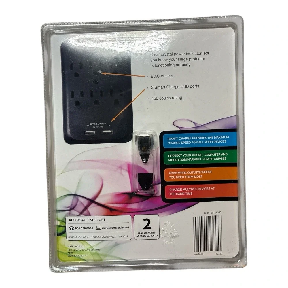 Terris USB Wall Plate Charger,Black